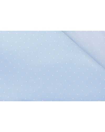 50 cm Piquet Millerighi estampado trendy pequeños lunares blancos 150 cm alto