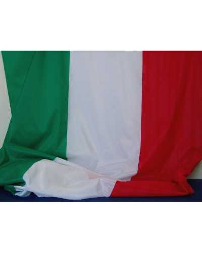 Dreifarbiger Stoff mit italienischer Flagge, bedruckt, 150 cm hoch