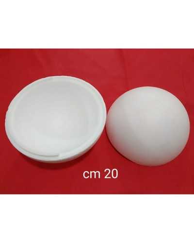 Polystyrene to decorate Sphere Shape Openable Ball 20 Cm