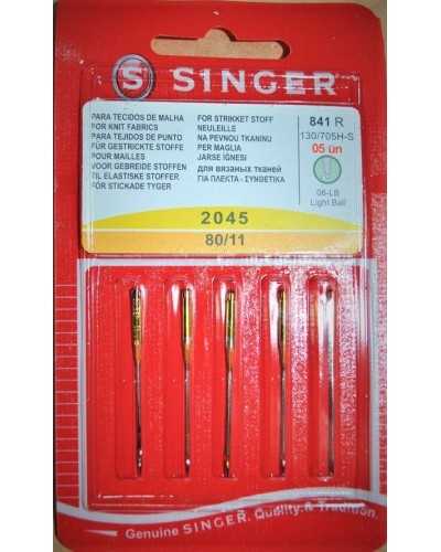 Singer Jersey Sewing Machine Needles 2045 80/11