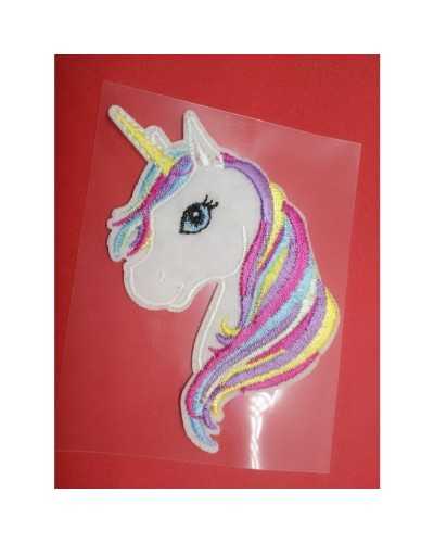 Application Unicorn Head Iron-on Adhesive Patch Embroidery Cm 5x7