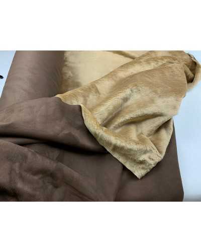 50 Cm Faux Tissu Dainetto Couplé De Fourrure 150 Cm De Haut