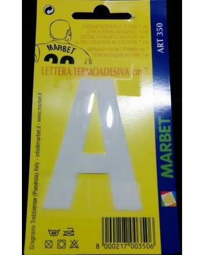 Thermoadhesive Letter Application White Pvc High Cm 7 Marbet