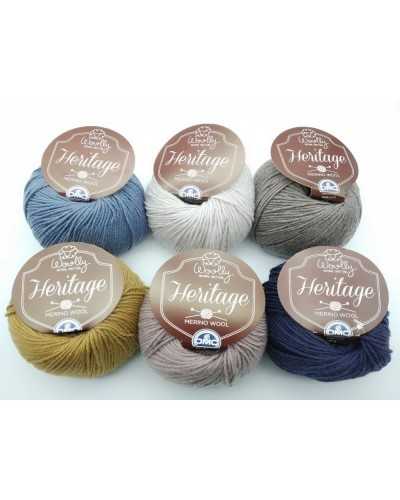 Woolly Heritage Wollknäuel 100 % 50 gr DMC