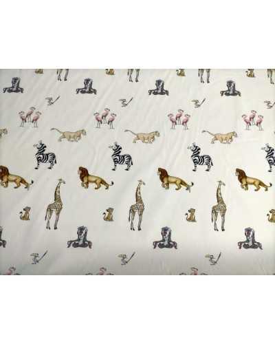 50 Cm Pure Cotton Fabric Printed Lion King Walt Disney H 150