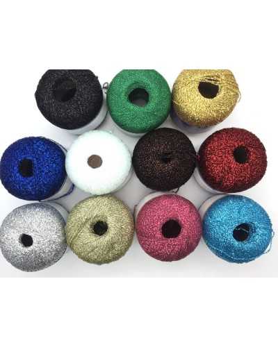 Thread Chain Crochet Ball Lurex 25 Grams