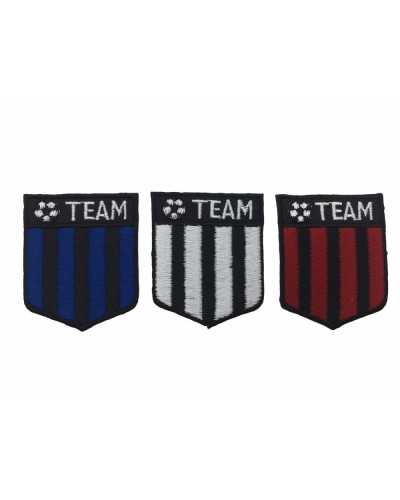 Applicazione Scudetto Termoadesiva Ricamata Patch Marbet Squadre Calcio 5x4 Cm