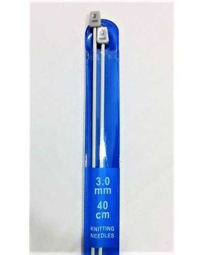 Needles for knitting cm 40 aluminum n 3 knitting needles