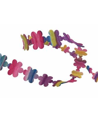 Trimmings Satin Multicolor Flowers Cuttable High 15 Mm