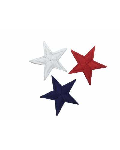 Iron-On Patch Application Embroidered Star 45x45 Mm