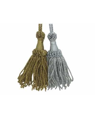 Bow Tassel Lurex Metallic Thread Tassels Cord High 26 Cm Diam. 30 Mm