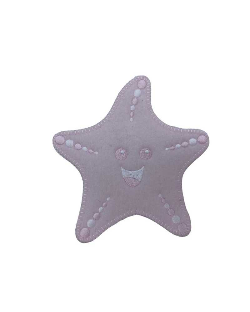 Thermoadhesive Application Starfish Embroidered Patch 11x12 Cm