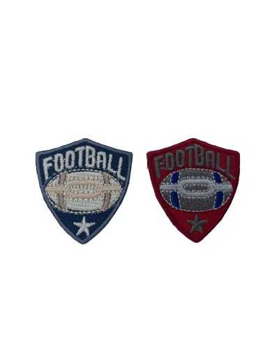 Application Embroidery Iron-on Patch Football 30x35 Mm
