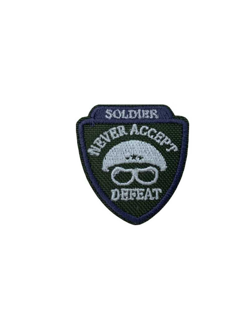 Toppa Stemma SOLDIERS Patch Termoadesiva Applicazione Mm 40x35