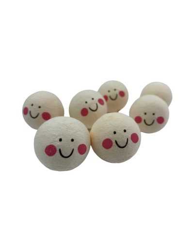 Head Cotton Wadding Smiley Face Natural Skin Color Stafil Cm 2,5