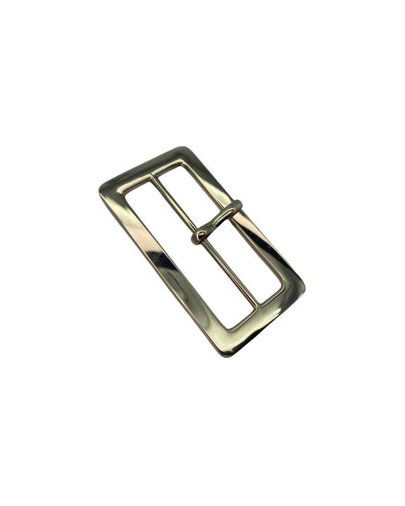 Polished Metal Buckle Ardiglione Cinta 5 Cm High