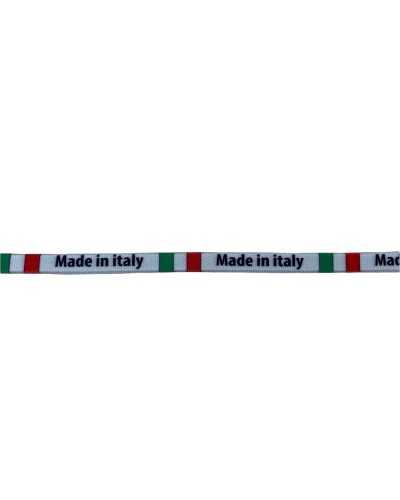 Drapeau Italien Elastique Tricolore Fabriqué en Italie 7 Mm de Haut