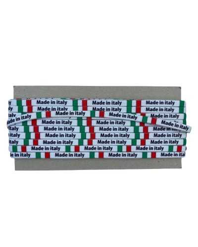 Tricolor Elastic Italian Flag Made in Italy 7 Mm High