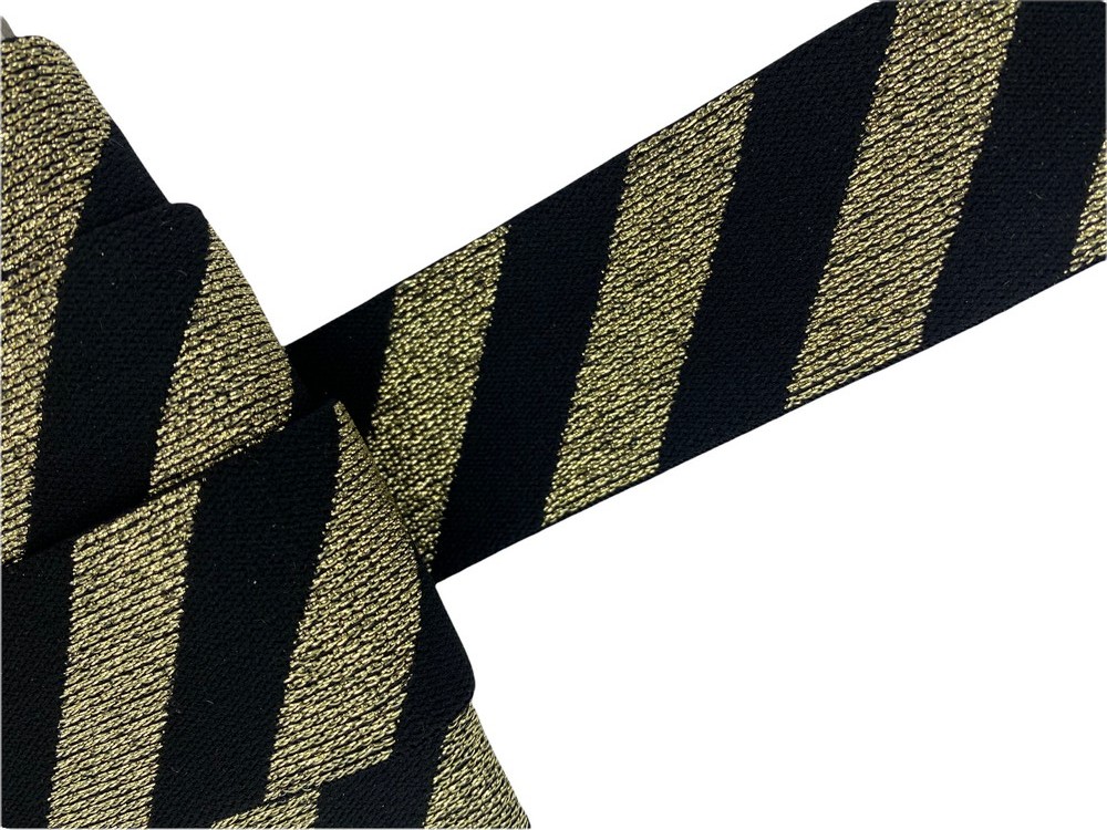  2.5-3.5cm Elastic Trimmings Black Lace Ribbons