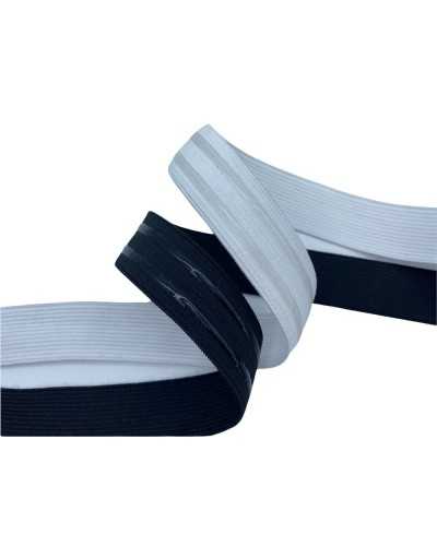 Besätze elastisches Band rutschfeste Feder doppeltes Silikon hoch 3 cm