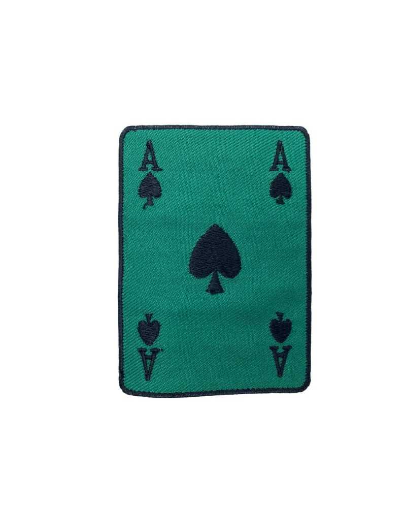 Ecusson thermocollant poker pique