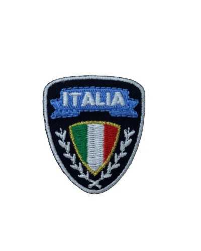 Thermoadhesive Application Embroidery Italy Shield Patch Marbet 35x40 Mm
