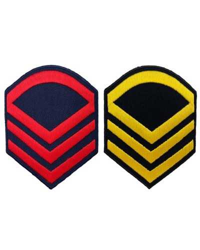 Military ranks Iron-on embroidered application Cm 7x9