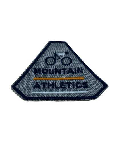 Bicycle Application Iron-on Adhesive Patch Marbet Embroidered Triangular 75x60 Mm