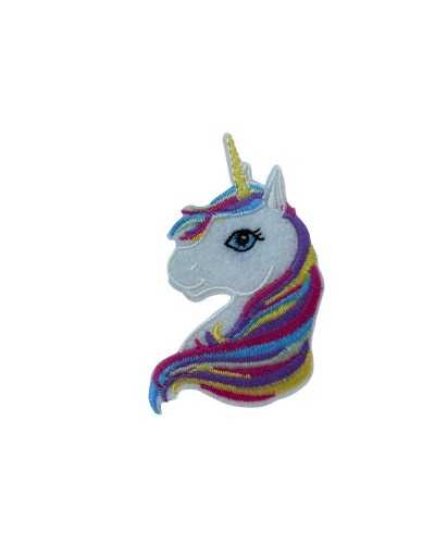 Application Unicorn Head Iron-on Adhesive Patch Embroidery Cm 5x7