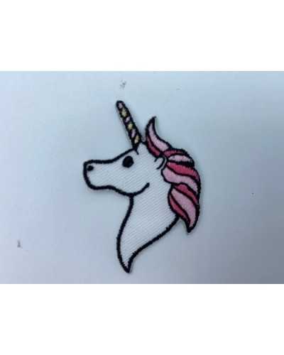 Application Embroidery Unicorn Head Iron-on Patch Mm 50x35