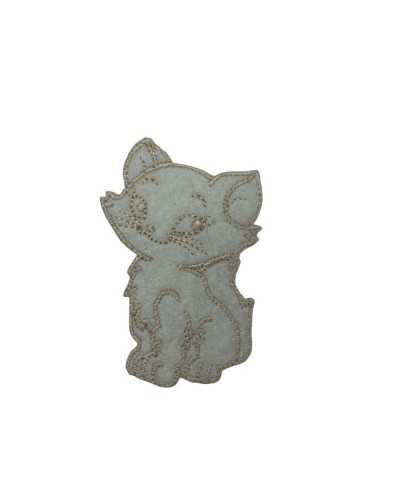 Iron-on Application Cat Embroidery Patch 55x35 Mm