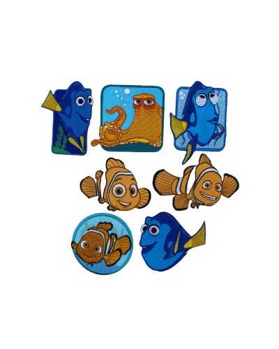 Iron-on Patch Cartoon Character Nemo Embroidery Fabric