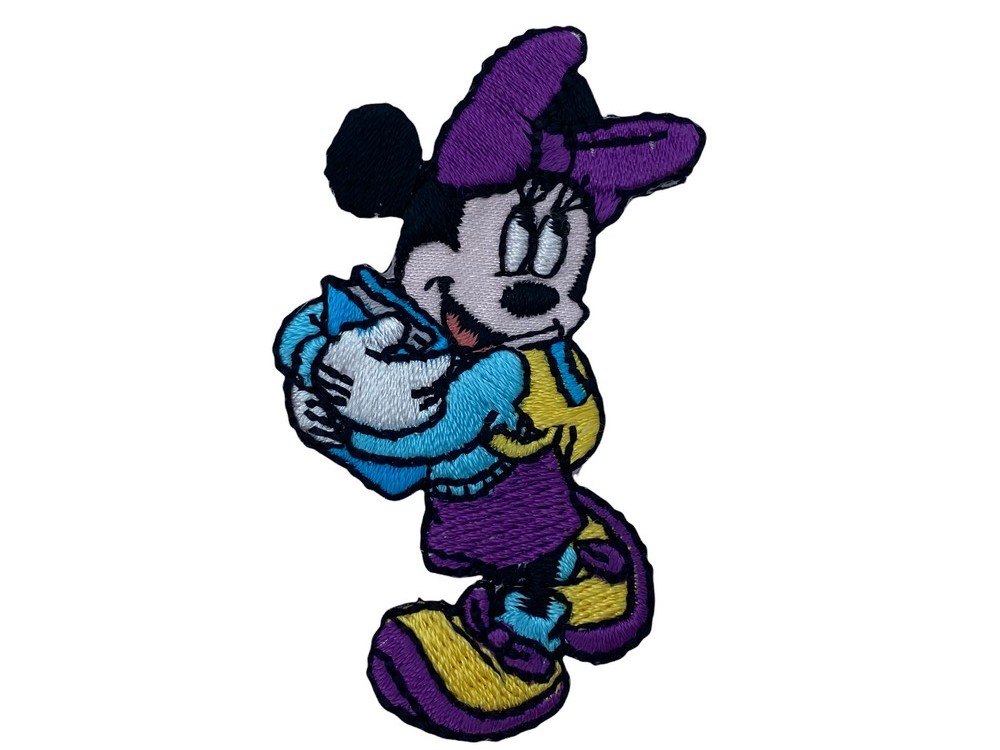 Minnie Mouse Cartoon Character Figure Embroidered Iron On Patch 