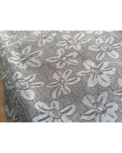 Chenille fabric for upholstery with avion flowers design 140 cm high