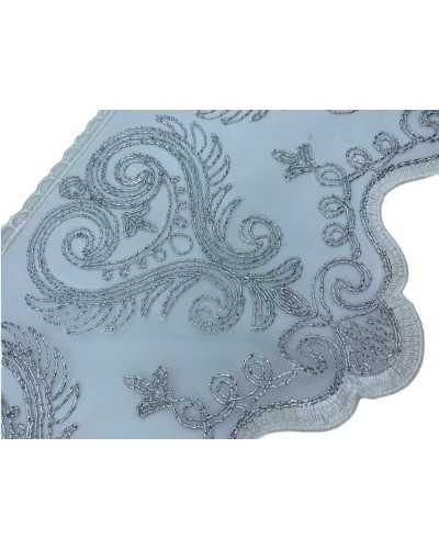 Trimmings Lace Tulle Lace Heart Embroidery Rebrodè Scalloped High 20 Cm