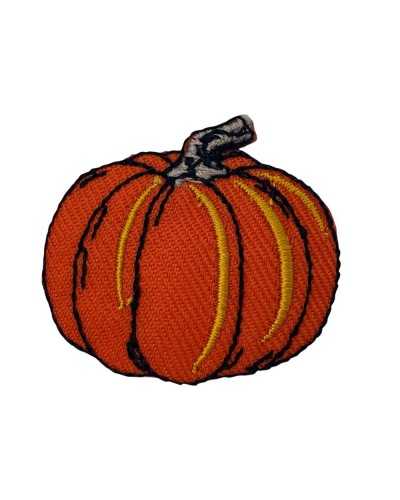 Iron-on Application Pumpkin Embroidery Patch 4x3,5 Cm