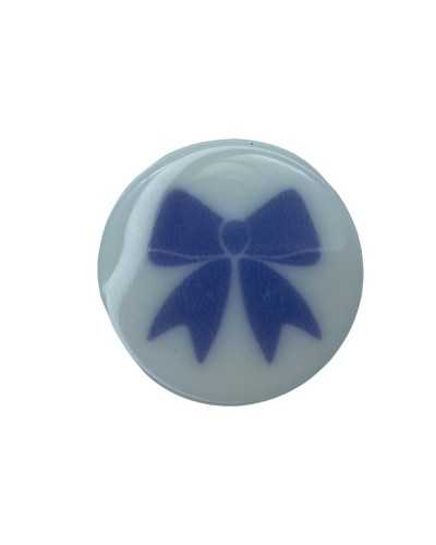 Button Effect Mother of Pearl Model Spampa Laser Bow Base Resin 23 Mm