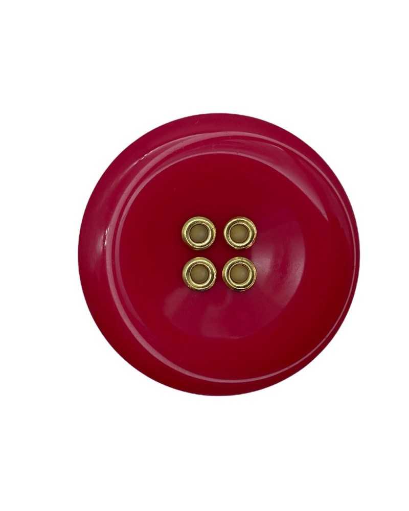 Polyester Button 4 Gold Holes for Jacket 33 Mm