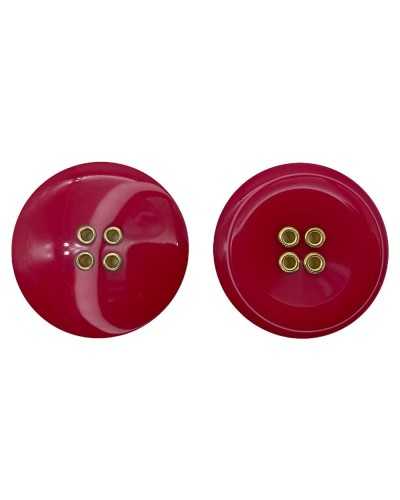 Polyester Button 4 Gold Holes for Jacket 33 Mm