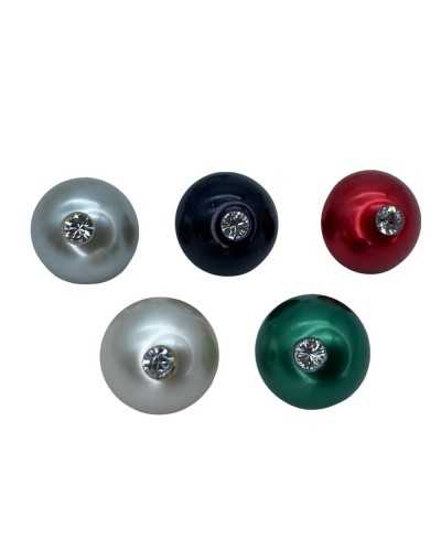 Button Small Jewel Button Convex Light Point Rhinestone Glass Cm 1,25