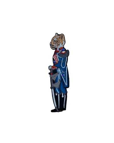 Iron-on Fashion Application Soldier Cat Head 200x50 Mm