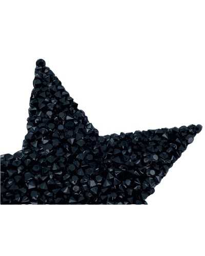 Thermoadhesive Application Conical Rhinestone Star Patch 5 Cm