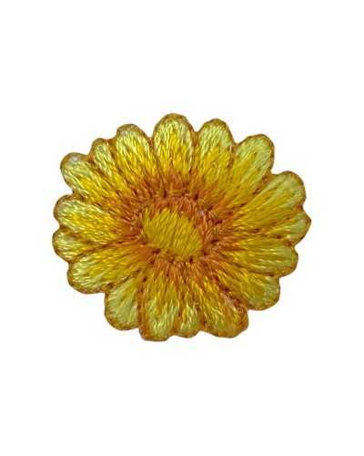 Application Iron-on Patch Embroidery Yellow Daisy Flower 2 Cm