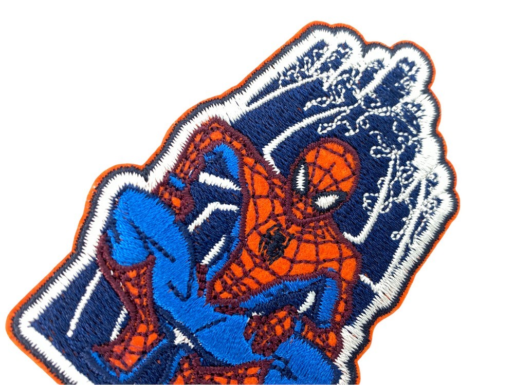 Application Patch Spiderman Spider-Man Iron-on Embroidery 8x5 Cm