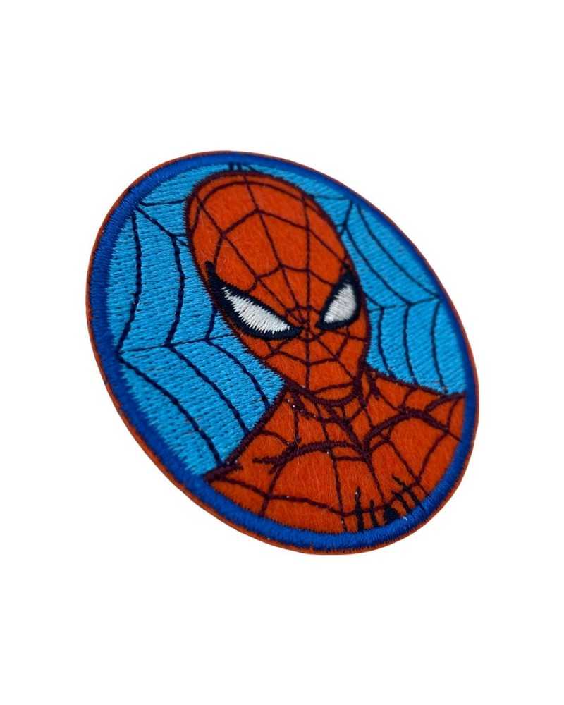 Application Patch Spiderman Spider-Man Round Embroidery Iron-On  Cm