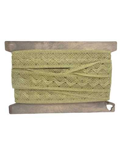 50 Cm Passementerie Dentelle Cloison Lurex Crochet Modèle Bande Ruban 4 Cm De Haut