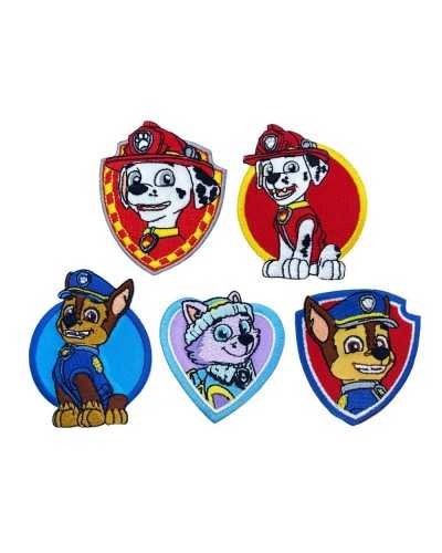 Iron-on application embroidered patches Paw Patrol 7 x 6 cm