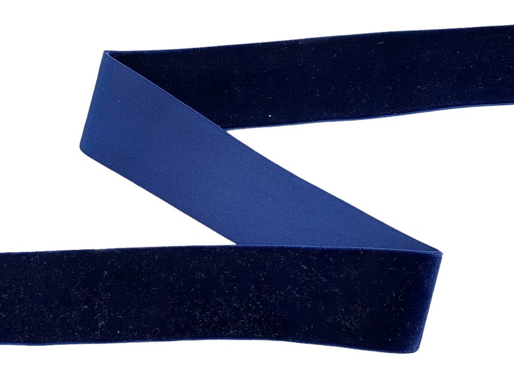 Nastro di lusso / nastro di seta blu, nastro di raso, 24 mm