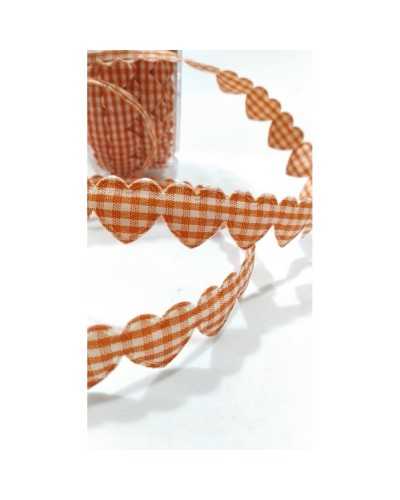 Padded cut-out hearts tape 15 mm high square