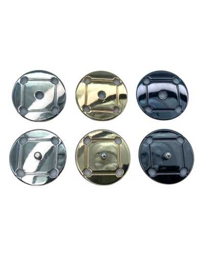 Bottoni automatici tondi da cucire 36 mm - GIFA Accessori